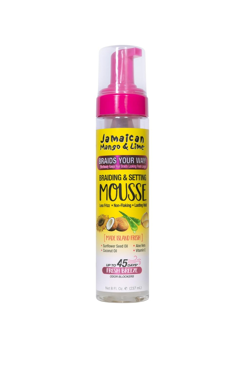 Jamaican Mango & Lime 8 Oz Shine Molding Mousse