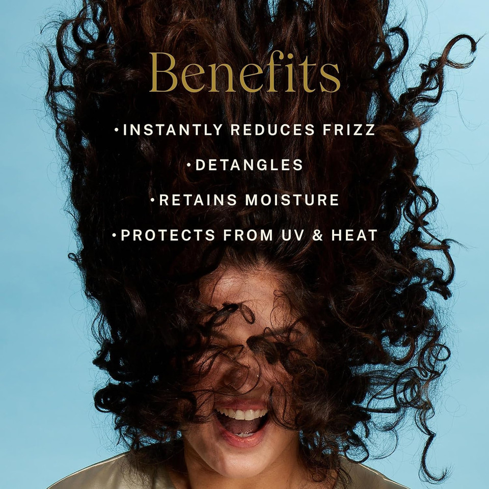 Jvn Complete Leave-In Conditioning Mist, Frizz-Free Hydration Spray, Uv Protection, Vegan Formula, Sulfate-Free, 5 Fluid Ounces