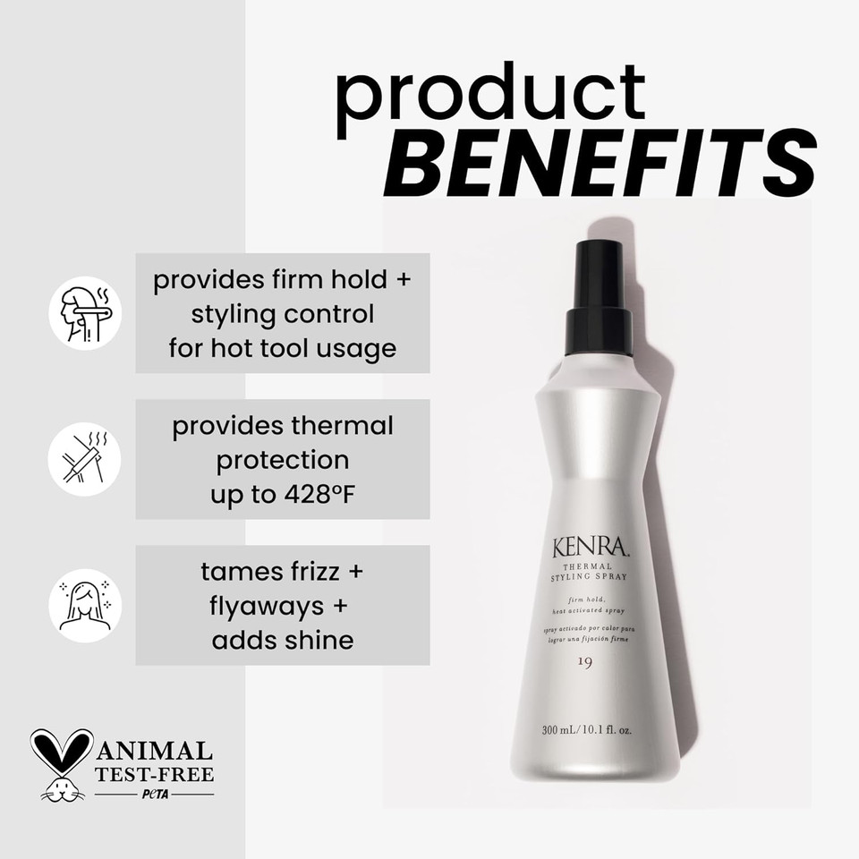 Kenra Thermal Styling Spray 19 | Heat Protection Spray
