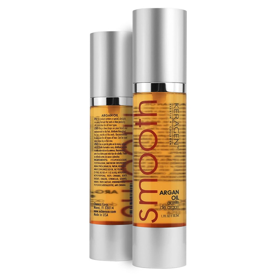 Keragen - Nourishing Hair Serum For Dry Damaged Hair - Argan Oil For Hair Treatment - Brilliant Shine, Heat Protection With Paraben, Phthalate And Sulfate Free Formula (1.7 Oz) Keragen - Nourishing Hair Serum For Dry Damaged Hair - Argan Oil For Hair Treatment - Brilliant Shine, Heat Protection With Paraben, Phthalate And Sulfate Free Formula (1.7 Oz)