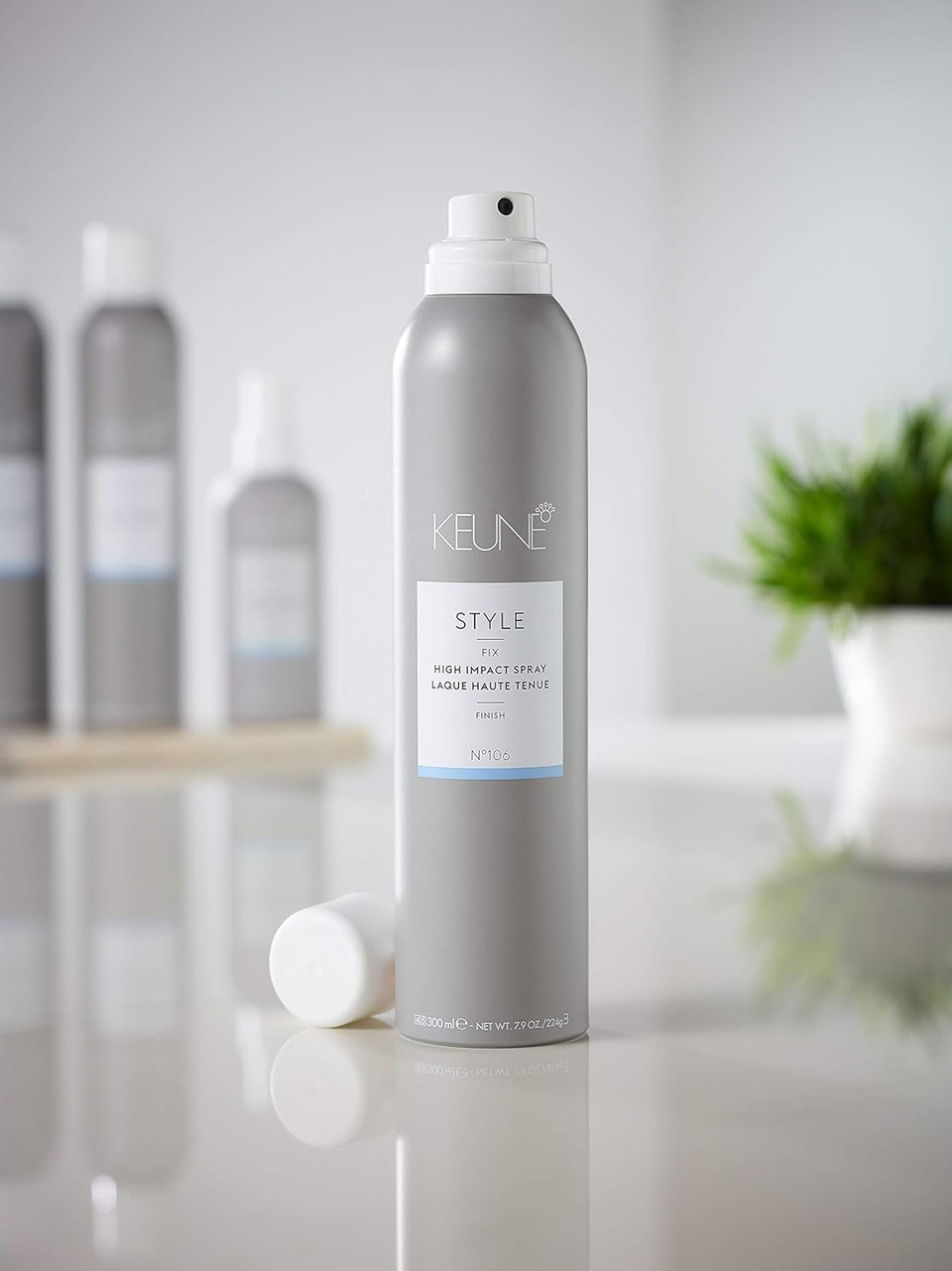 Keune Style High Impact Spray Hairspray For Strong Hold, 24-Hour Hold & Humidity Protection, 9.2 Fl Oz