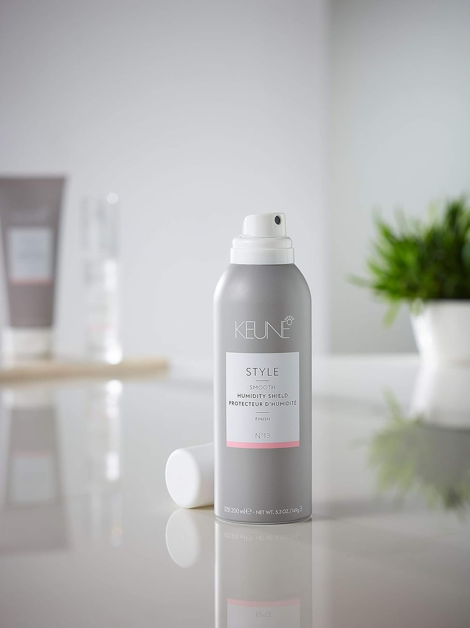 Keune Style Humidity Shield Spray, 24-Hour Anti-Frizz & Humidity Protection For All Hair Types, 6.0 Fl Oz