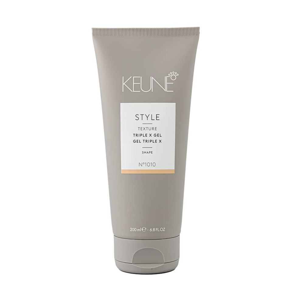 Keune Style Triple X Gel, Ultimate Hold & Wet Look Styling Gel, 6.8 Fl Oz