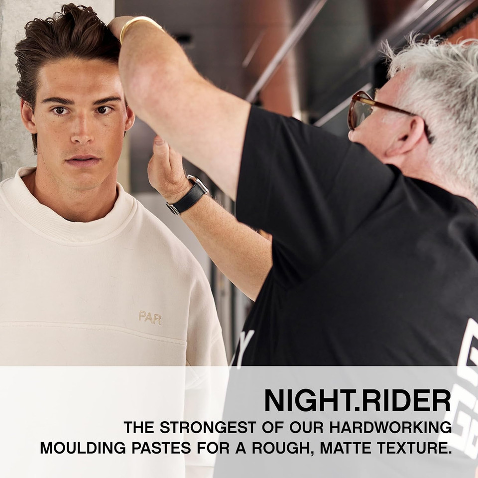 Kevin.Murphy Night.Rider - Strong Hair Paste - For All Hair Types - Hair Moulding Paste - Boosts Hair Shine - Strong Hold Hair Care - Matte Texture - Travel Size - 100 G / 3.5 Oz