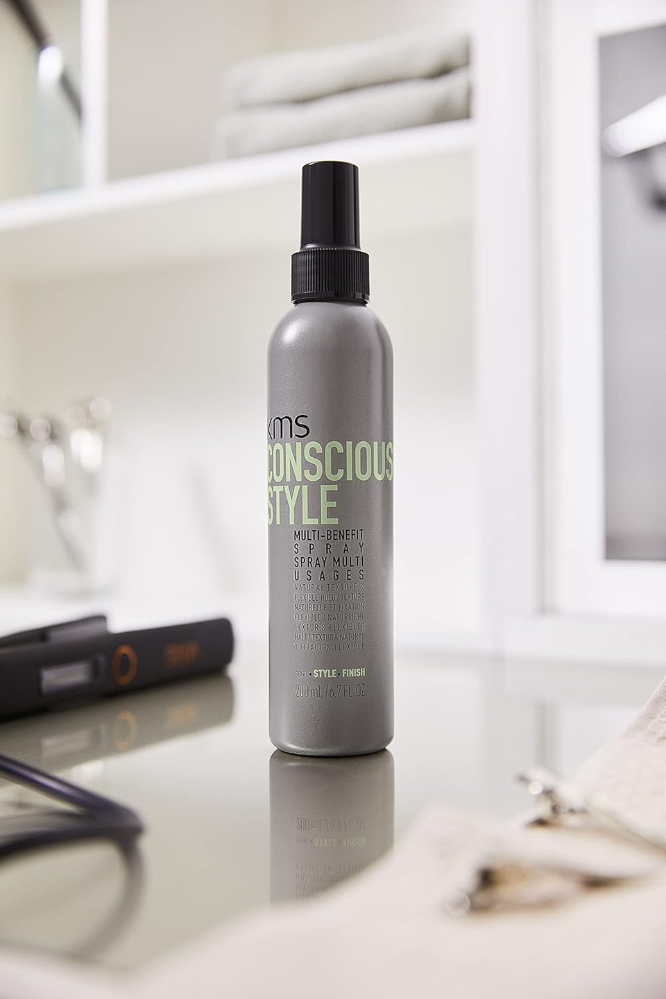 Kms Consciousstyle Multi-Benefit Flexible Styling And Finishing Hairspray, 6.8 Oz