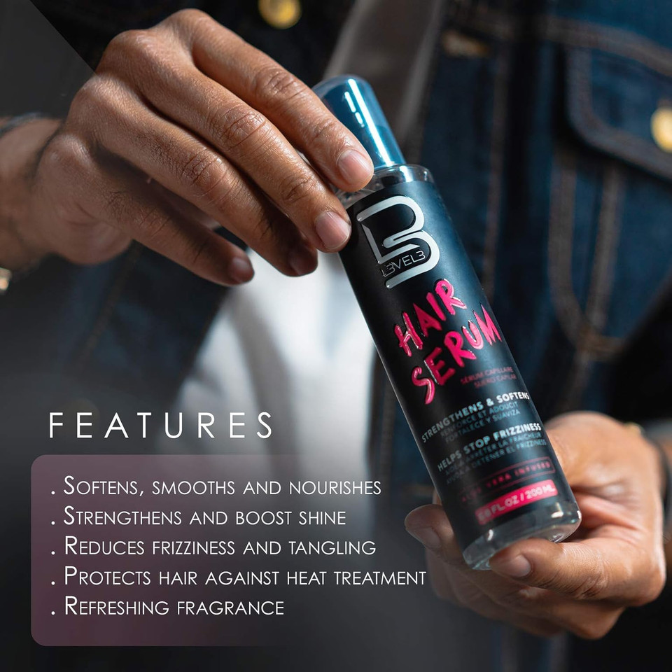 L3 Level 3 Hair Serum - Repairs Your Damaged Hair - Softens And Smoothing - Level Three Hair Smoothing Serum - Reduces Frizziness