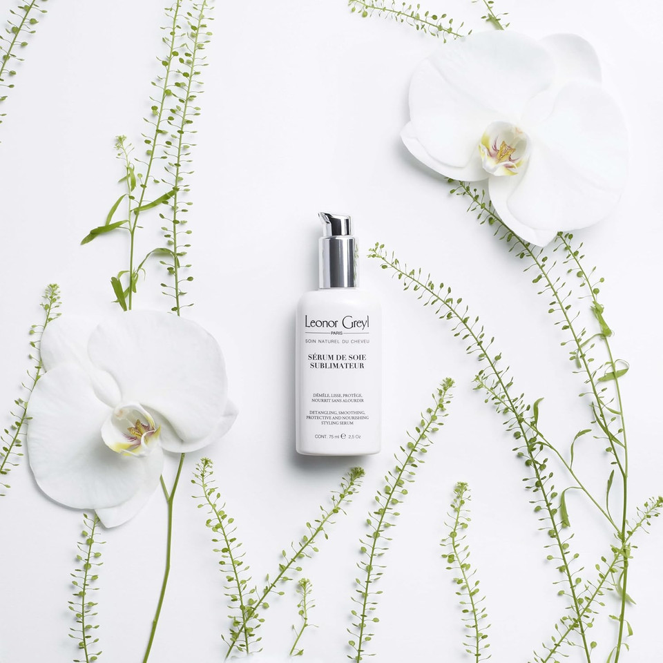 Leonor Greyl Frizz Control & Light Conditioning Styling Serum Paris - Serum De Soie Sublimateur - For Dry And Fine Hair (2.5 Oz)