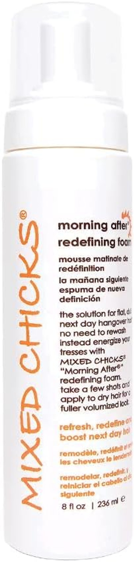 Mixed Chicks Morning After Redefining Hair Foam, 8 Fl.Oz. / 236Ml
