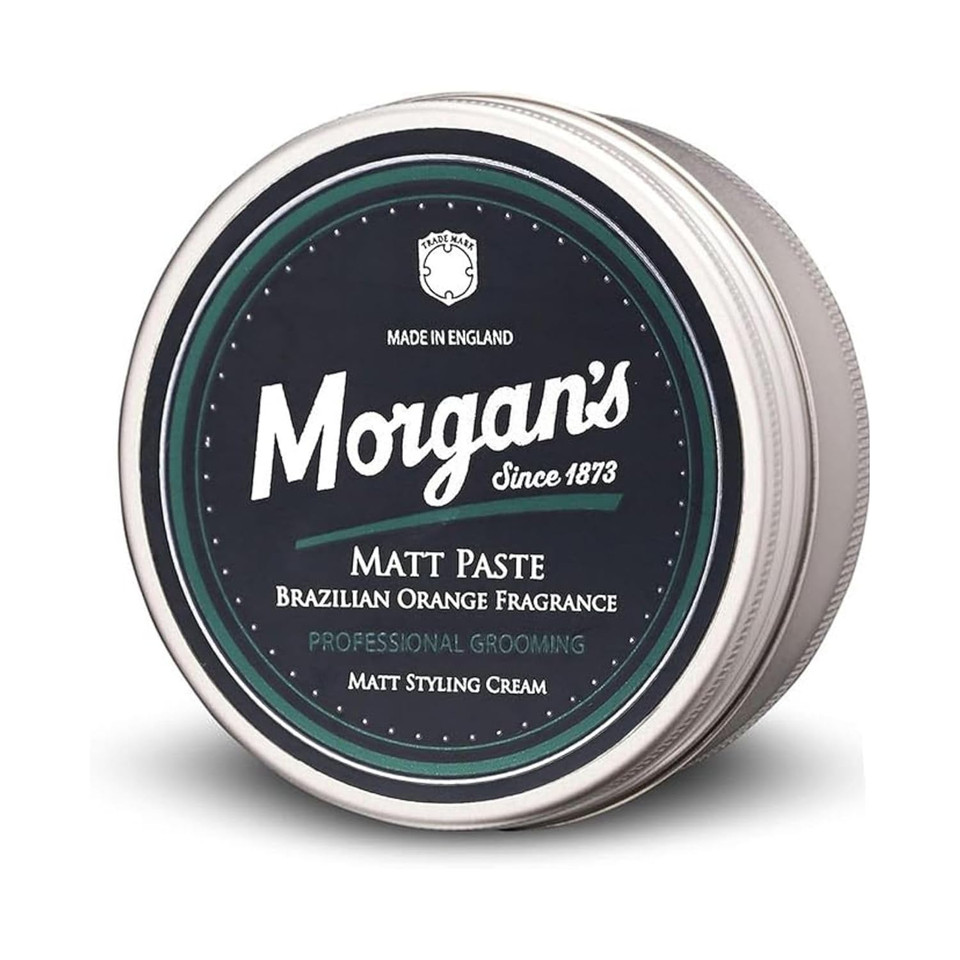Morgan'S Pomade Matt Paste, Hair Styling Paste For Men, Matte Finish And Medium Hold For All Hair Types, Brazilian Orange Fragrance 2.6 Fl Oz