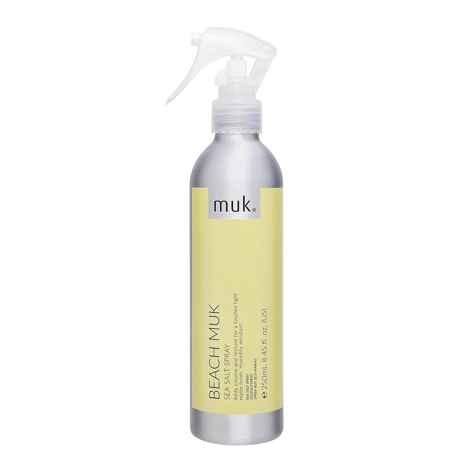 Muk. Beach Sea Salt Spray - Texture Spray For Voluminous, Tousled Hair. Weightless Styling For All Hair Types. Natural Sea Salt Adds Body, Defines Curls & Resists Humidity, 250Ml