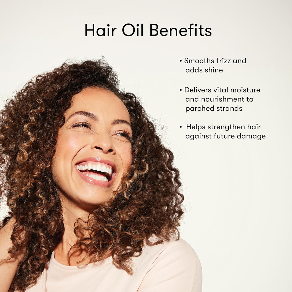 Hair Oil, With Baobab & Argan Oils For High Shine, Hydration, And All Hair Types, 1.7 Fl Oz