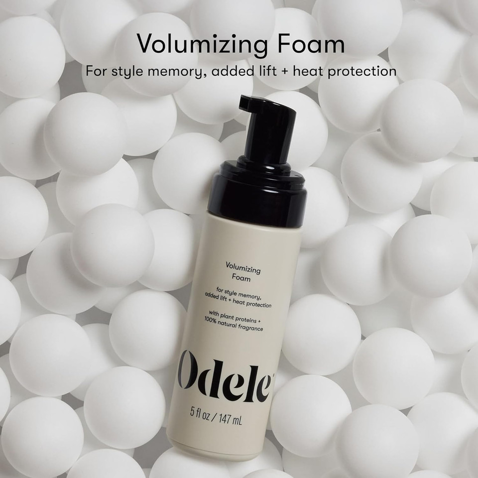 Volumizing Foam Hair Styler For Heat Protection, Added Lift, And Straight To Wavy Or Fine To Medium Hair Types, 5 Fl Oz