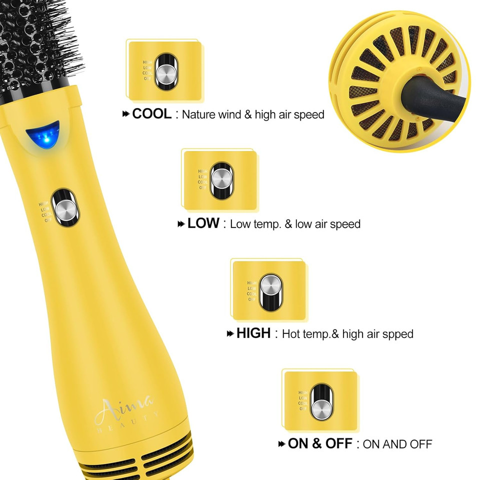 One Step Dryer & Volumizing Hot Air Brush, Blow Dryer, Ceramic Straightener, Curler & Hot Comb 4 In 1 Salon Ionic Hair Styling Tools, White One Step Dryer & Volumizing Hot Air Brush, Blow Dryer, Ceramic Straightener, Curler & Hot Comb 4 In 1 Salon Ionic Hair Styling Tools, White