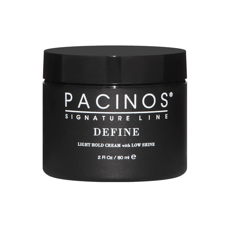 Pacinos Define Signature Light Hold Hair Cream - Firm Hold Water Soluble Styling Cream 2 Oz