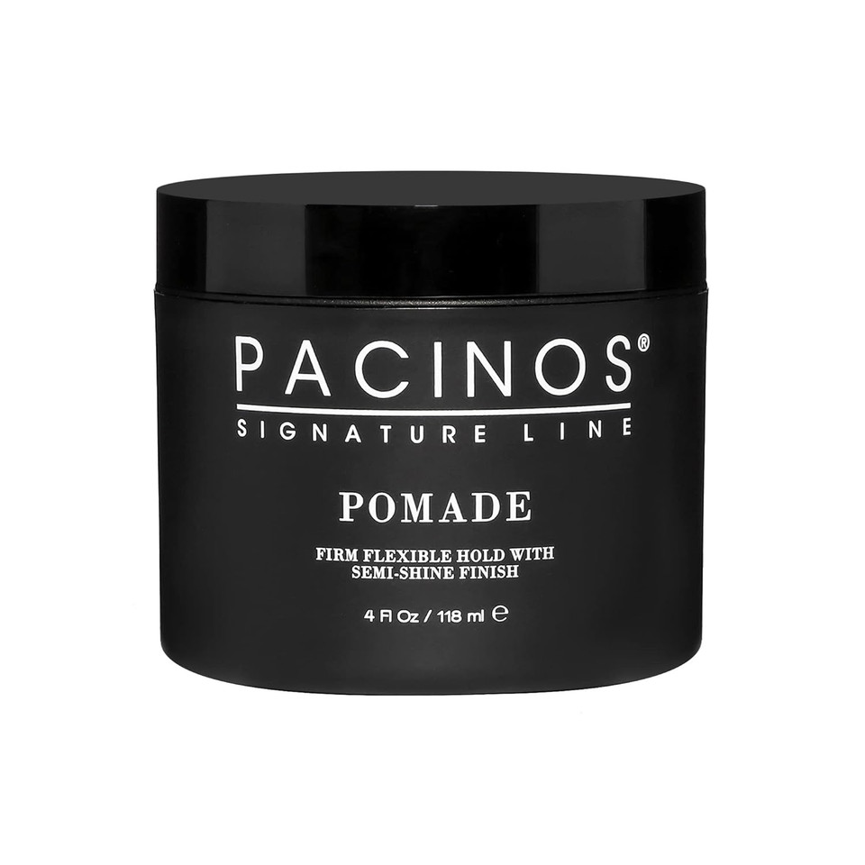 Pacinos Pomade - Flexible Hold, Frizz Control - High Shine Pomade For All Hair Types Pacinos Pomade - Flexible Hold, Frizz Control - High Shine Pomade For All Hair Types