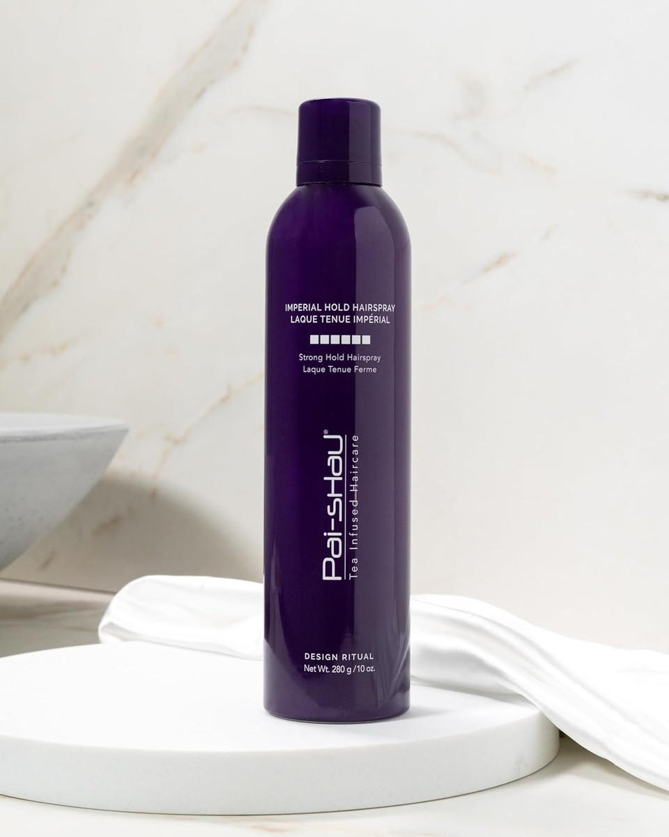 Pai-Shau Style Soufflé & Sublime Hold Hairspray - Hair Styling, Frizz Tamer For Damp And Dry Hair With Antioxidants To Maintain Hair Integrity - Flexible & Medium Hold Hair Spray For Women
