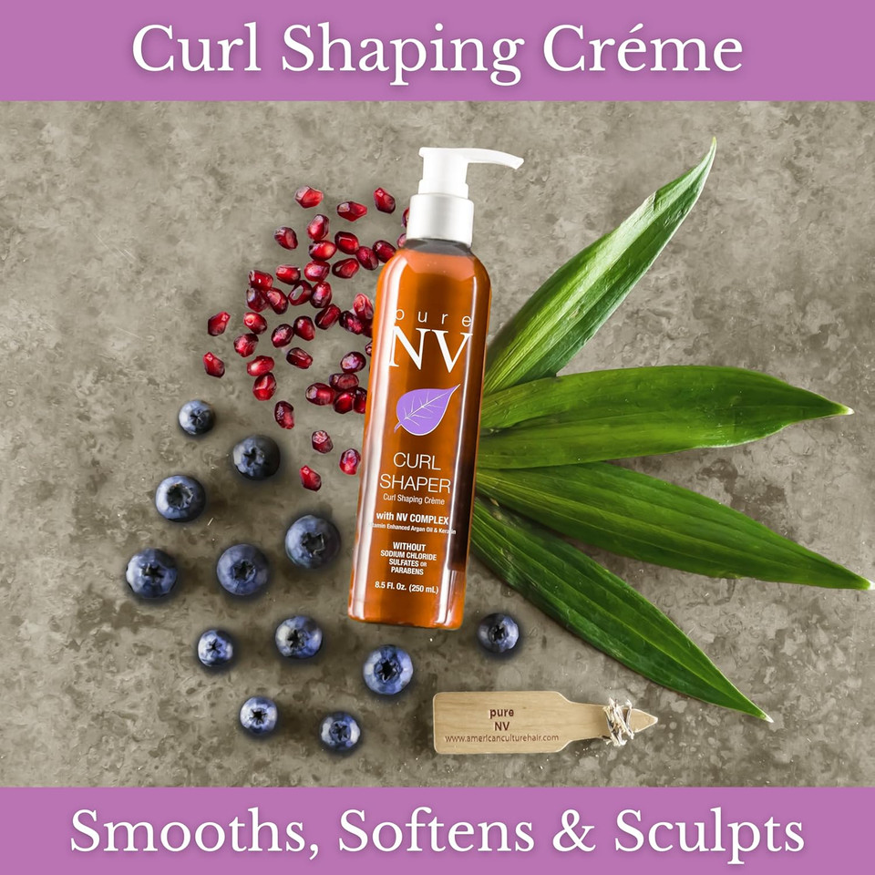 Curl Shaper Transform Messy Curls By Softening & Eliminating Frizz, Made From Natural Vitamins & Minerals, Keratin, Collagen & Argan Oil Infused To Repair, Restore & Strengthen 8.5 Oz