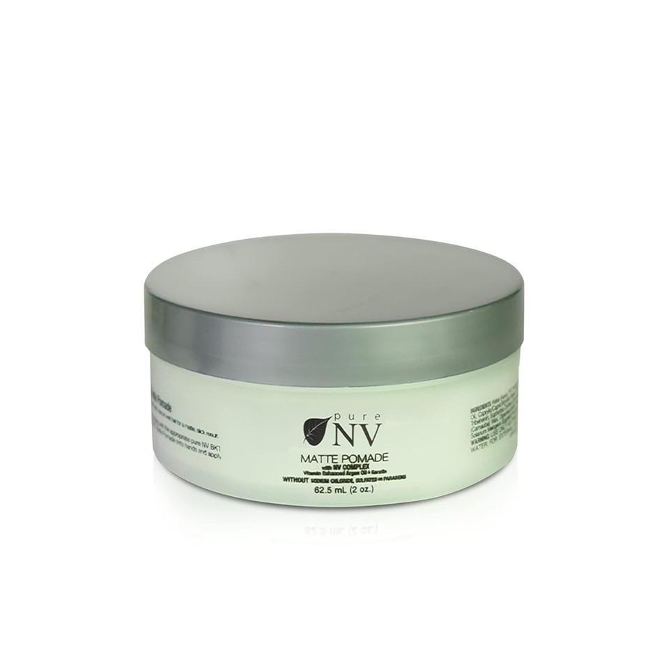 Matte Pomade For Non-Greasy Styling & Texture With A Matte Finish, Keratin, Collagen & Argan Oil Infused To Repair, Restore & Strengthen 2 Oz