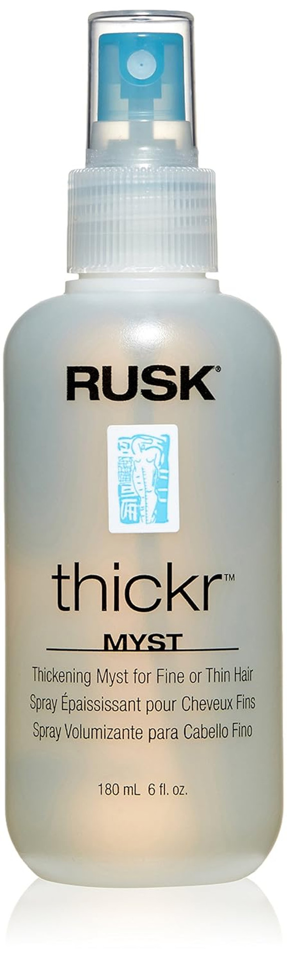 Rusk Designer Collection Thicker Thickening Myst For Fine Or Thin Hair, 6 Oz, Get Incredible Body, Volume, And Added Texture, While Protecting Against The Sun Rusk Designer Collection Thicker Thickening Myst For Fine Or Thin Hair, 6 Oz, Get Incredible Body, Volume, And Added Texture, While Protecting Against The Sun
