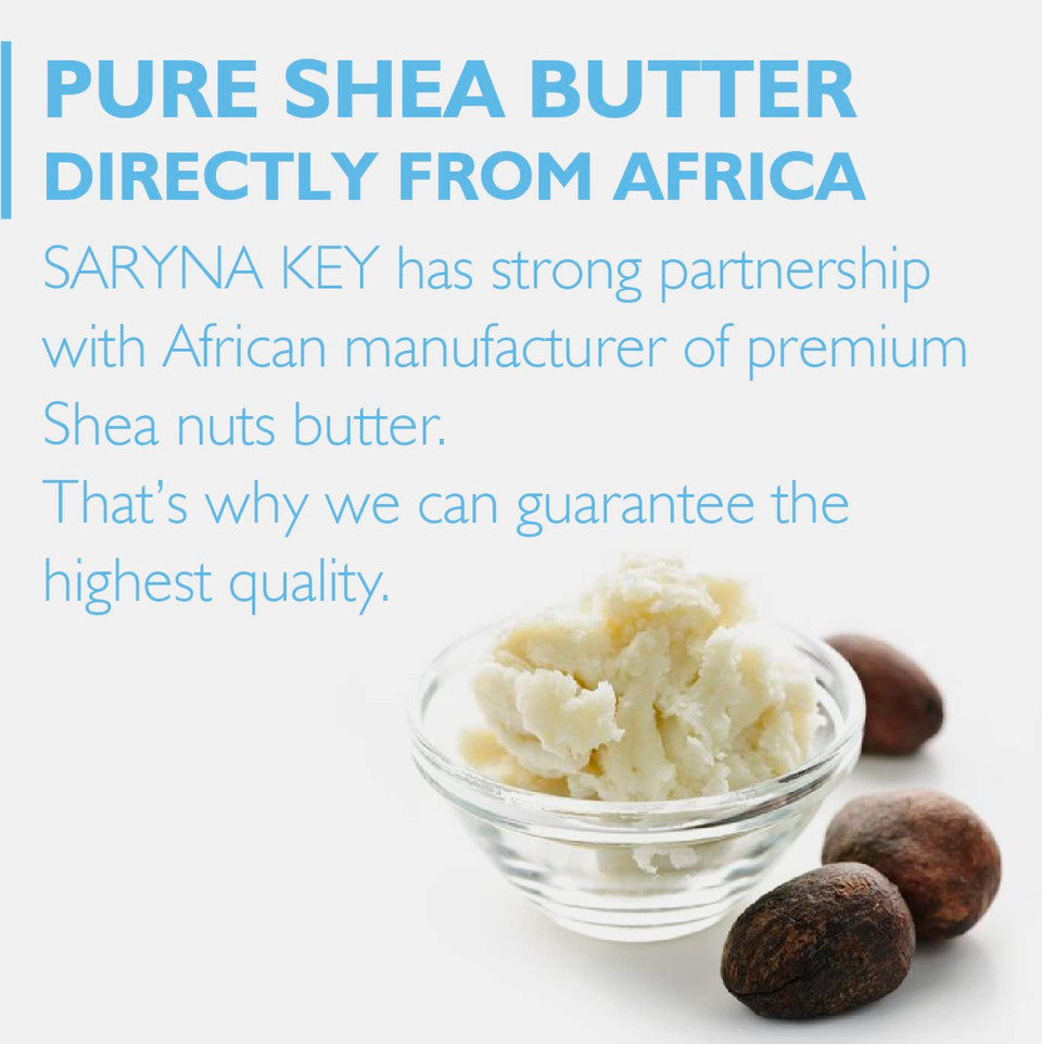 Saryna Key Curl Control Mixed Shea Leave-In Moisturizer (300Ml/10.14Oz) - Perfect For Soft Waves And Loose Curls With Enhanced Pure African Shea Butter