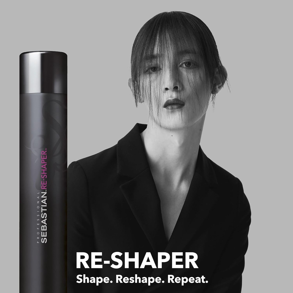 Sebastian Professional Re-Shaper Hairspray | Humidity Resistant-Strong Hold | Brushable, Firm Styling Control | For Medium To Heavy Textures | For All Hair Types