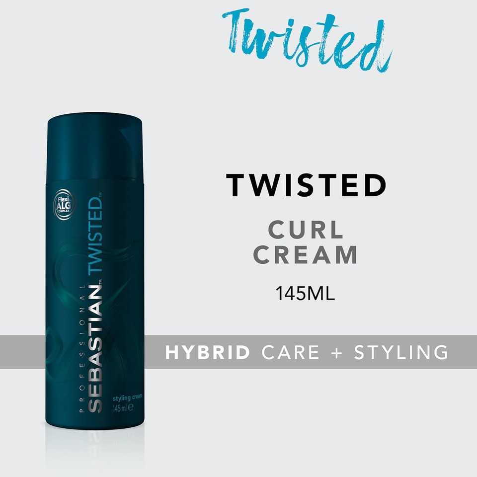 Sebastian Professional Twisted | Curl Magnifier Hair Styling Cream | Weightless, Touchable Defined Natural-Looking Curls | 4.9 Fl Oz