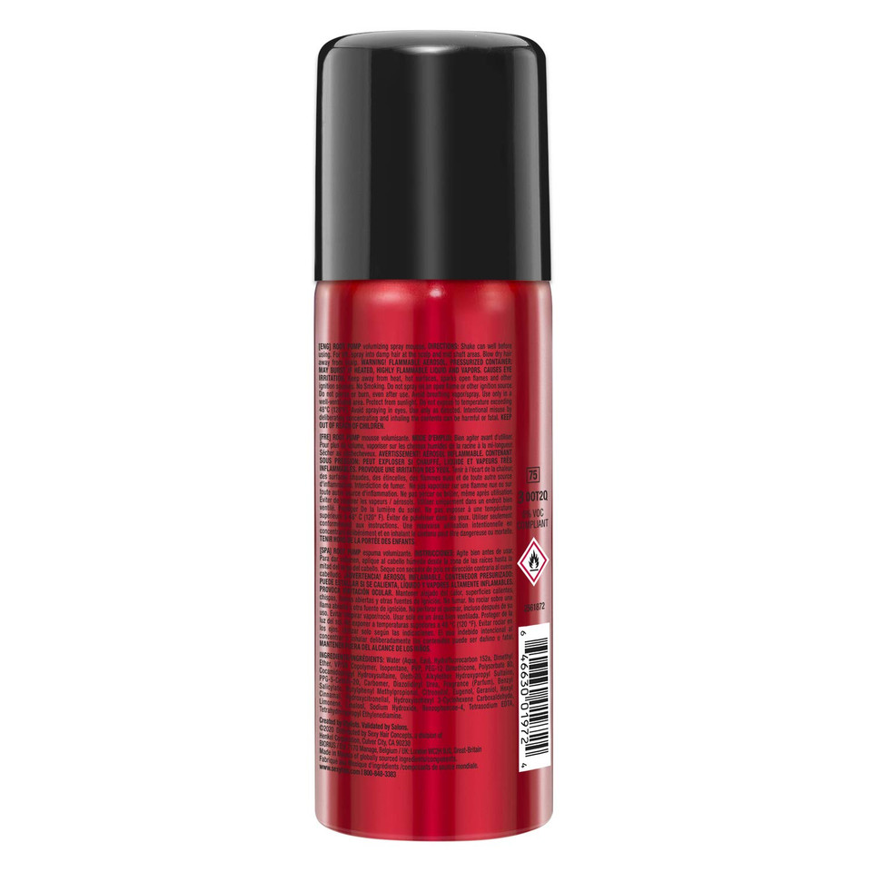 Sexyhair Big Root Pump Volumizing Spray Mousse | Volume With Medium Hold | Up To 72 Hour Humidity Resistance Sexyhair Big Root Pump Volumizing Spray Mousse | Volume With Medium Hold | Up To 72 Hour Humidity Resistance