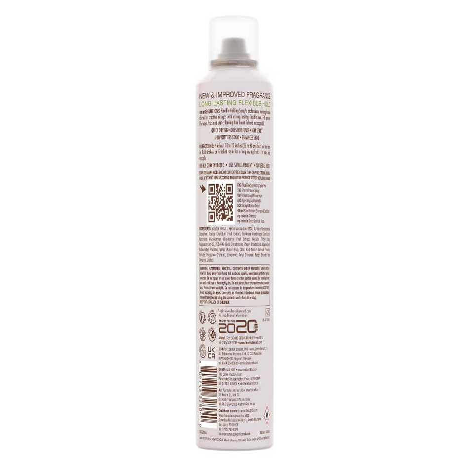 Smart Solutions Flexible Holding Spray | Light To Medium Hold | Non-Sticky & Easy To Wash Out (10 Oz)