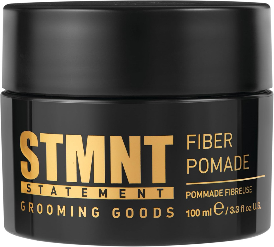 Stmnt Grooming Goods Fiber Pomade | Semi-Matte Finish | Strong Control | Easy To Wash Out