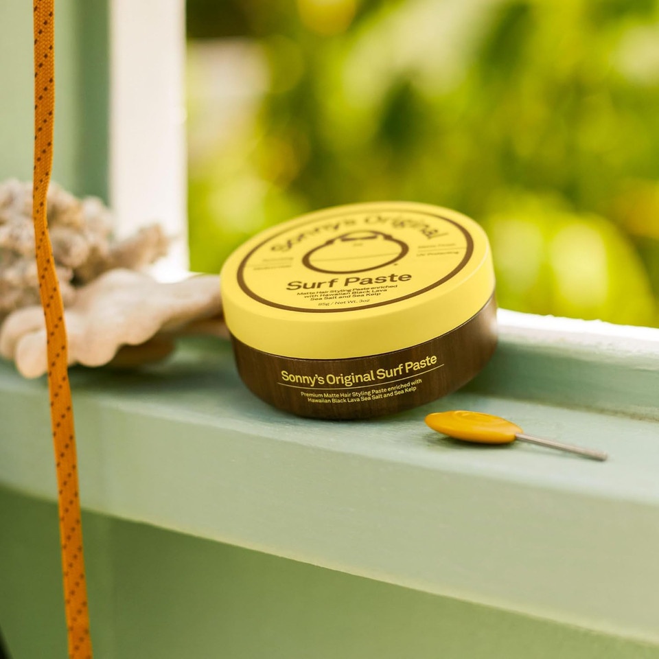 Sun Bum Sonny'S Original Surf Paste - Matte Finish Hair Styling Paste - Medium Hold - 3 Oz