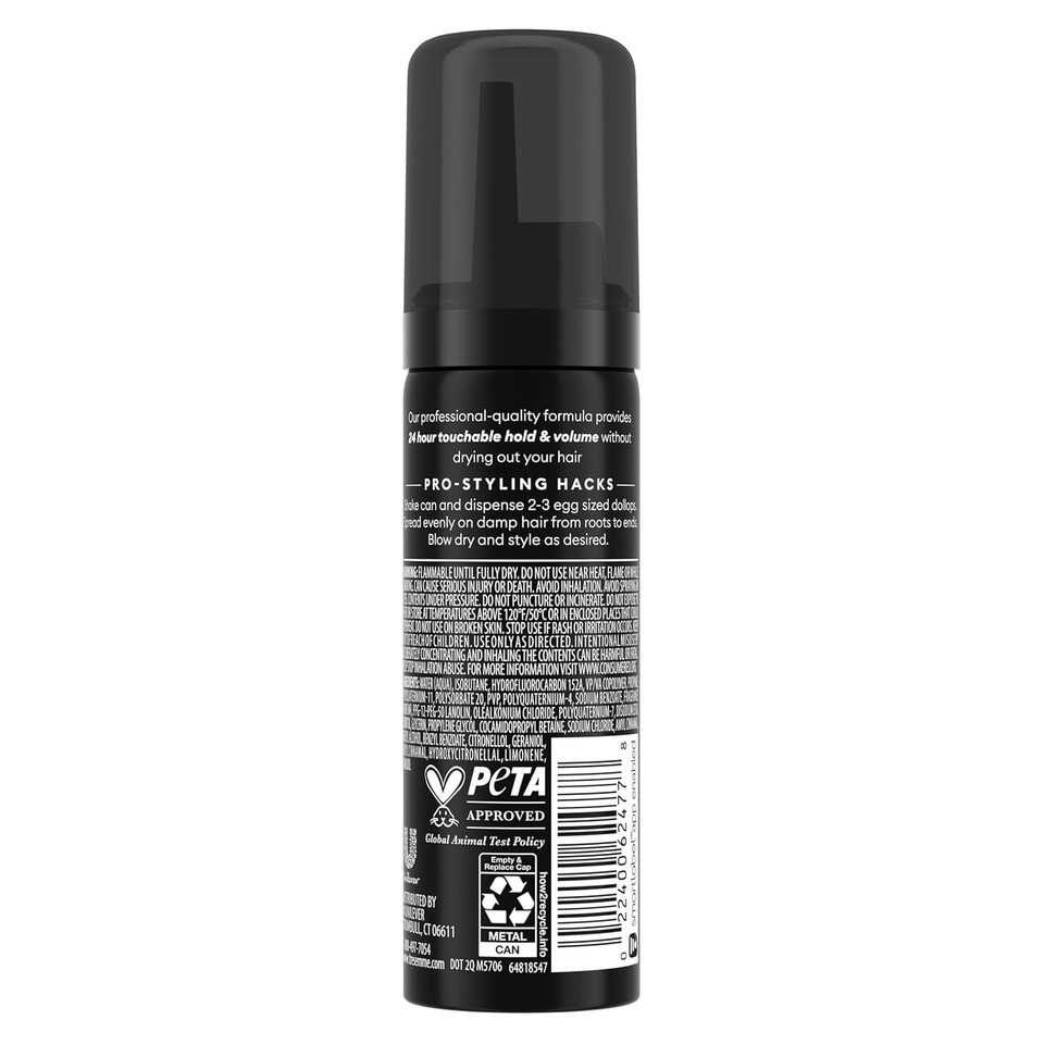 Tresemmé Extra Hold Volumizing Mousse For 24H Touchable Hold & Volume With Pro Lock Tech 15 Oz