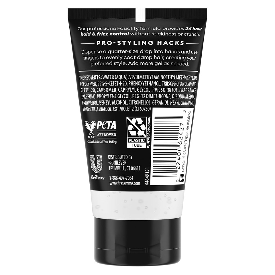 Tresemmé Two Hair Gel Extra Firm Control, White, 2 Oz