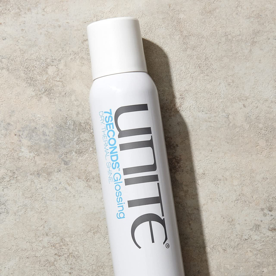 Unite Hair  7Seconds Glossing Spray  High Shine, Controls Frizz, Protects Uv/Heat Damage, 6Oz