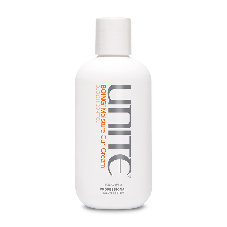 Unite Hair  Boing Moisture Curl Cream  Hydrates, Defines, Controls, Protects Uv/Heat Damage, 8Oz