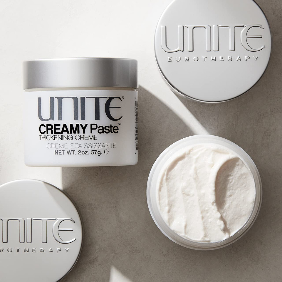 Unite Hair  Creamy Paste  Thickening Cream  Fullness, Texture, Definition, Root Lift, Hold, 2Oz