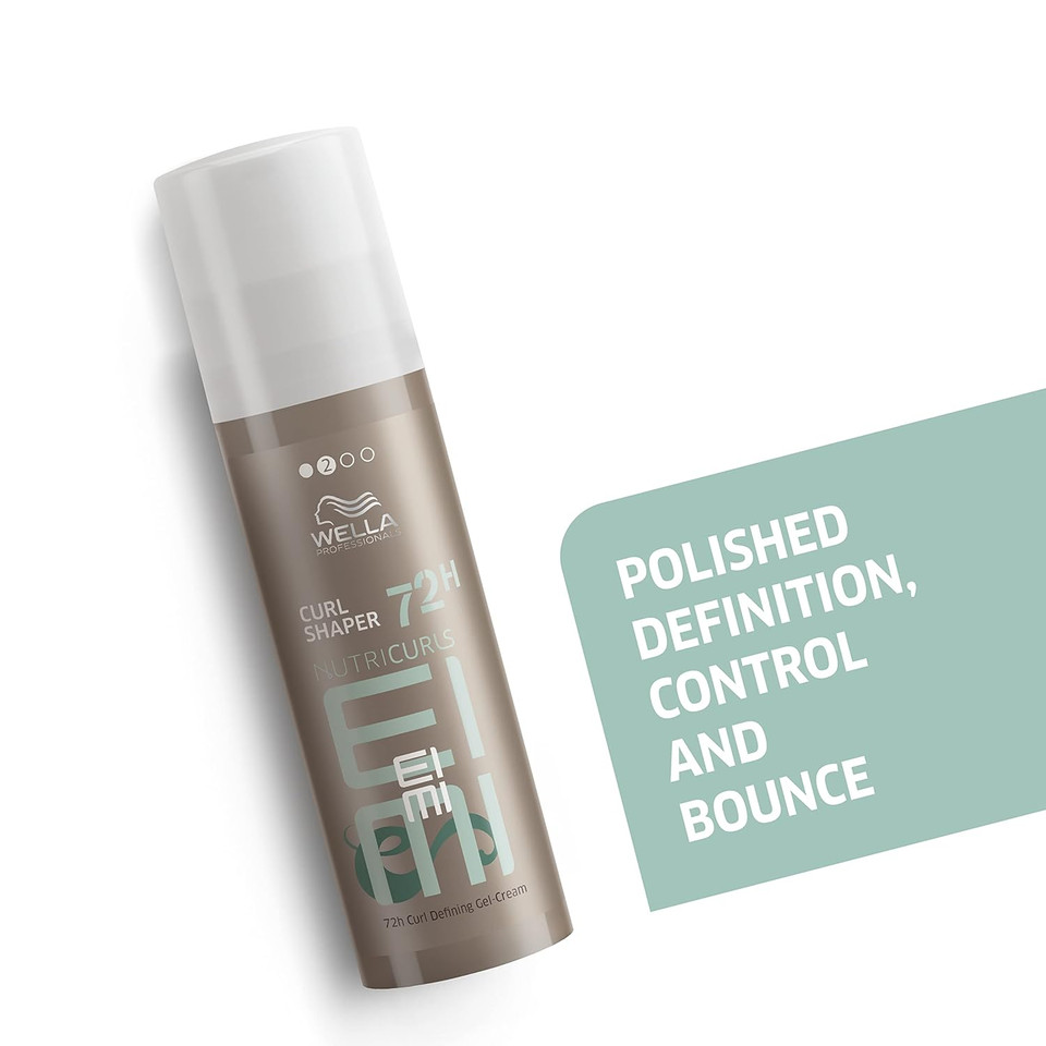 Wella Professionals Eimi Nutricurls Curl Shaper | 72H Curl Defining Styling Gel-Cream | Enhance Curls, Light Control & Definition With Bounce | 5 Fl Oz