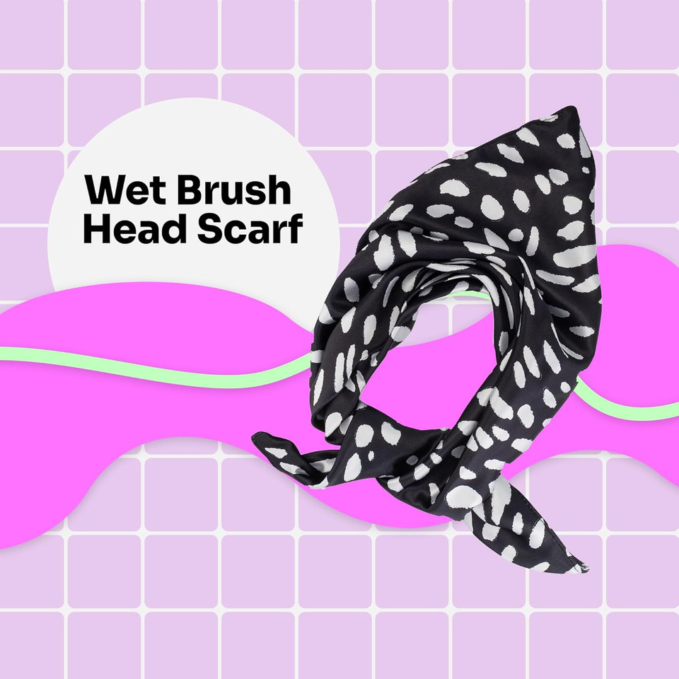 Wet Brush Headscarf -Black