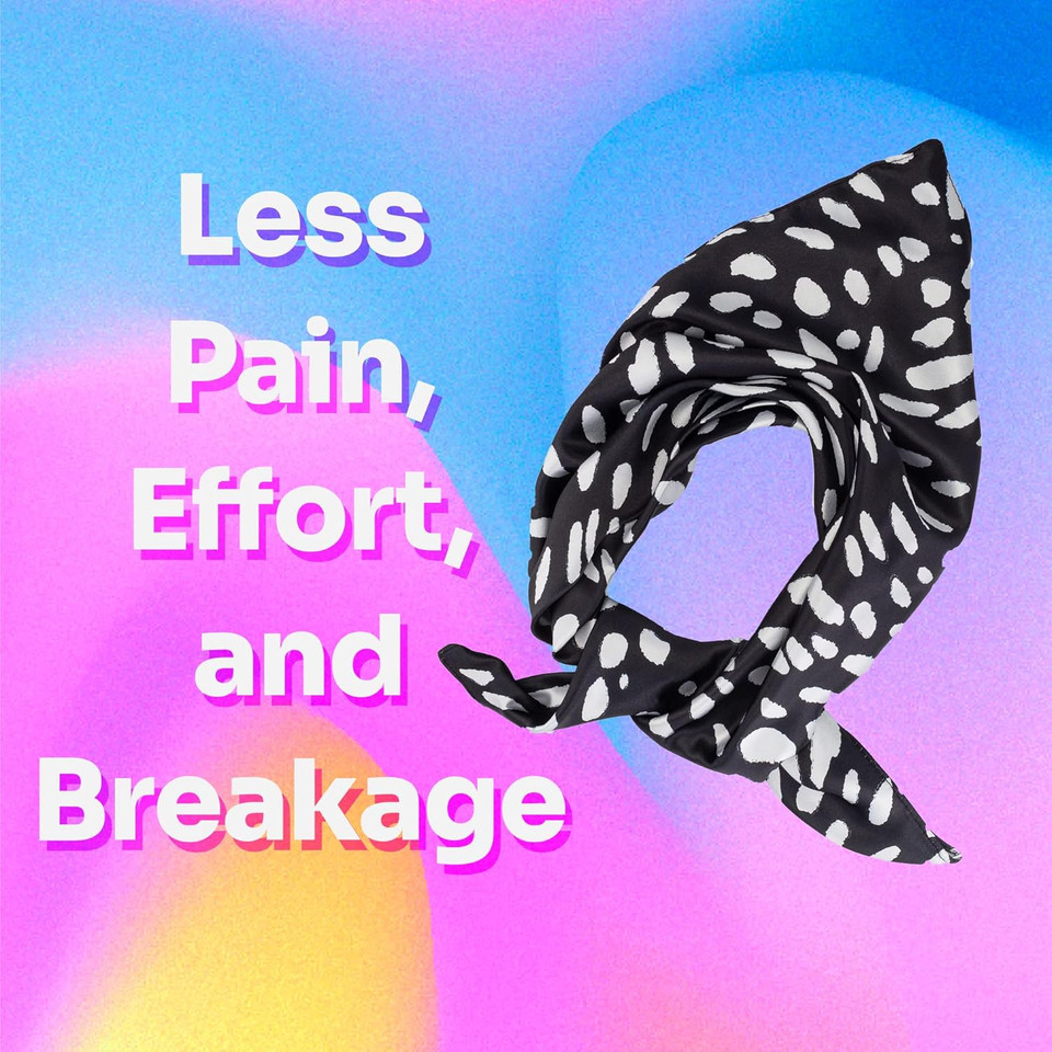 Wet Brush Headscarf -Black