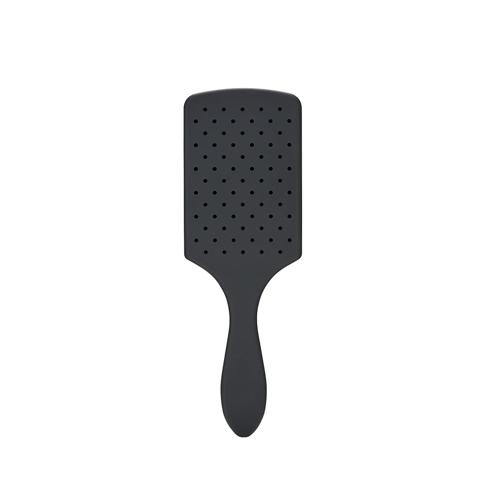 Wet Brush Refresh And Extend Paddle Detangler, Black, Detangling Brush With Infused Charcoal Ultra-Soft Intelliflex Bristles For All Hair Types, Removes Dirt, Excess Oils & Impurities