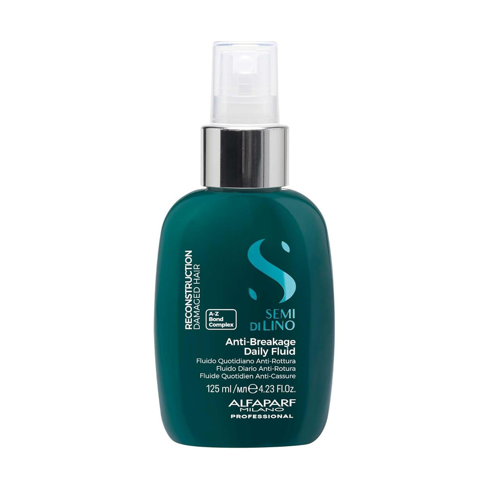 Alfaparf Milano Semi Di Lino Reconstruction Reparative Mask And Anti-Breakage Fluid Set For Damaged Hair - Repairs, Reconstructs, Strengthens - Adds Shine And Softness