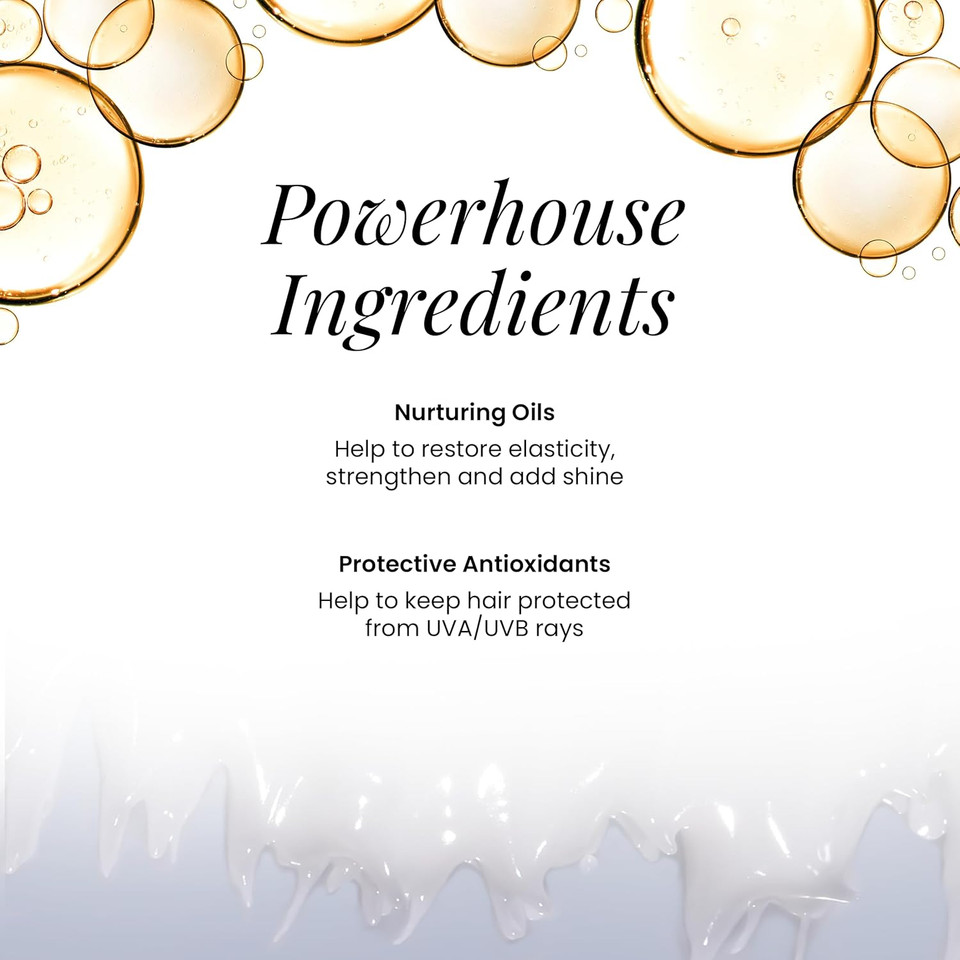 Aloxxi E7 Smoothing Serum, Lightweight Hair Serum With 7 Essential Oils, Smoothes, Strengthens & Adds Shine, For All Hair Types, 3.4 Fl Oz