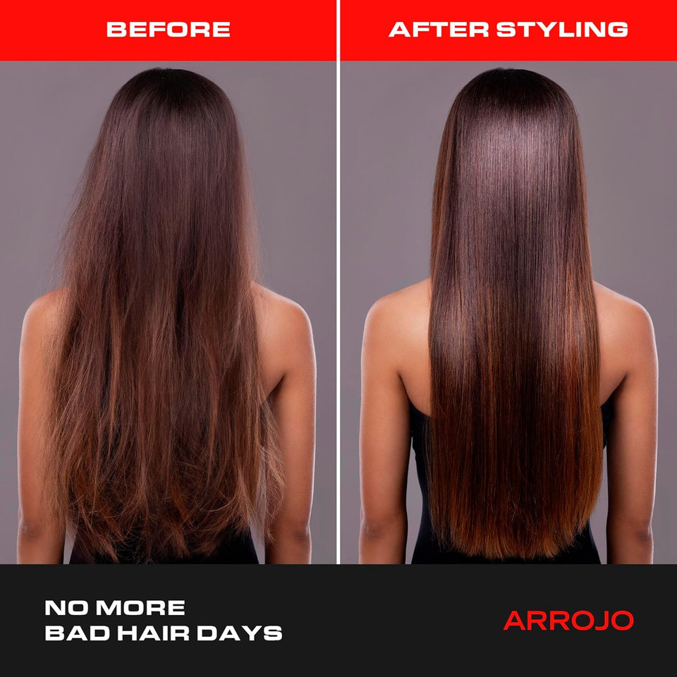 Arrojo Frizz Control Hair Oil  Moisture-Rich Hair Oil For Frizzy Hair W/ Jojoba Oil  Anti-Oxidizing Oil For Hair For Smoothness, Control, & Shine - Anti Frizz Hair Products For Women & Men (5.1 Oz)