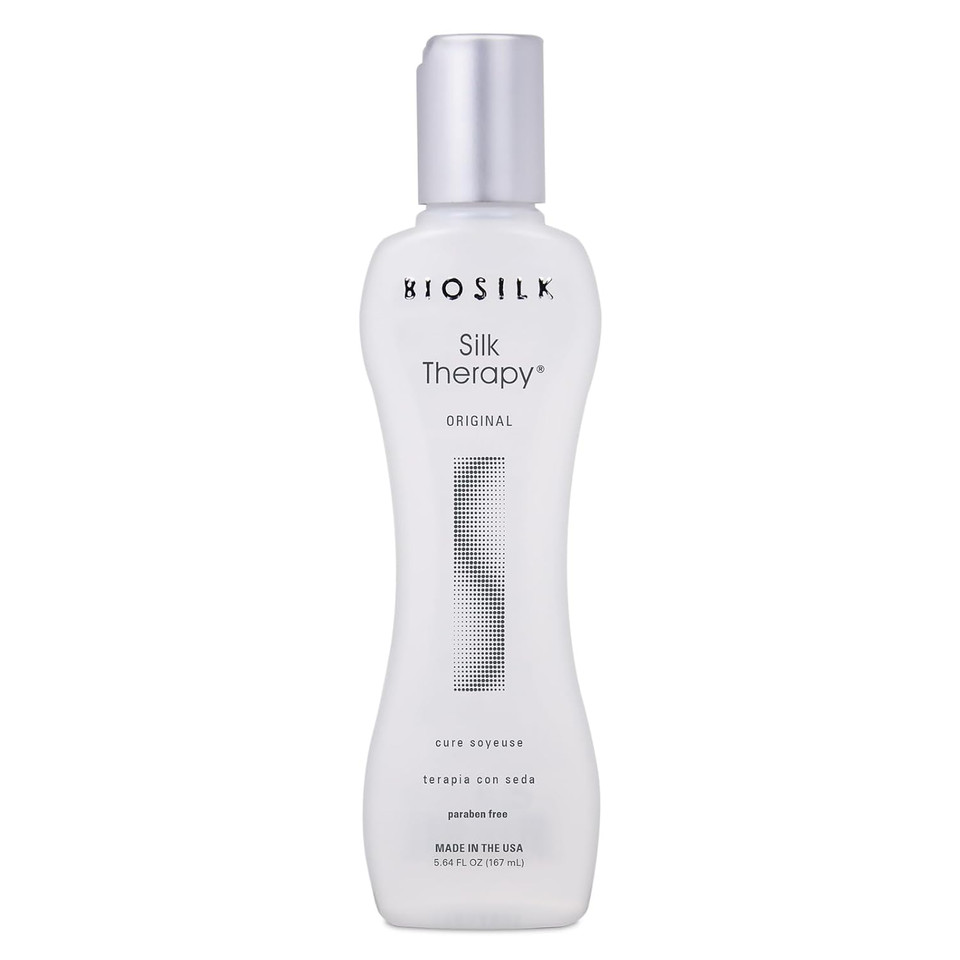 Biosilk Silk Therapy Original, Reconstructing Treatment For Adding Shine & Helping Prevent Split Ends, Sulfate, Paraben, & Cruelty-Free, 5.64 Oz