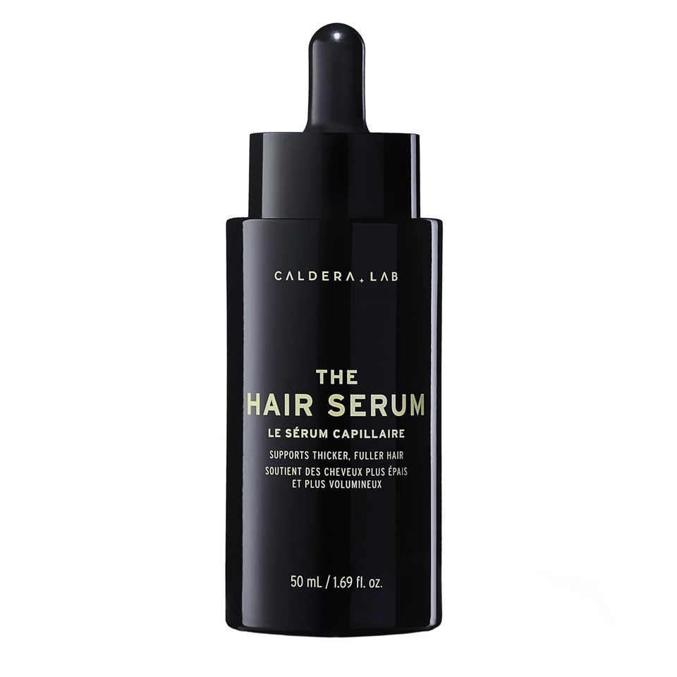 Caldera + Lab The Hair Serum | MenS Thickening Serum For Thinning & Receding Hair, Supports Fuller & Stronger-Looking Hair, Dermatologically Tested - All Hair Types