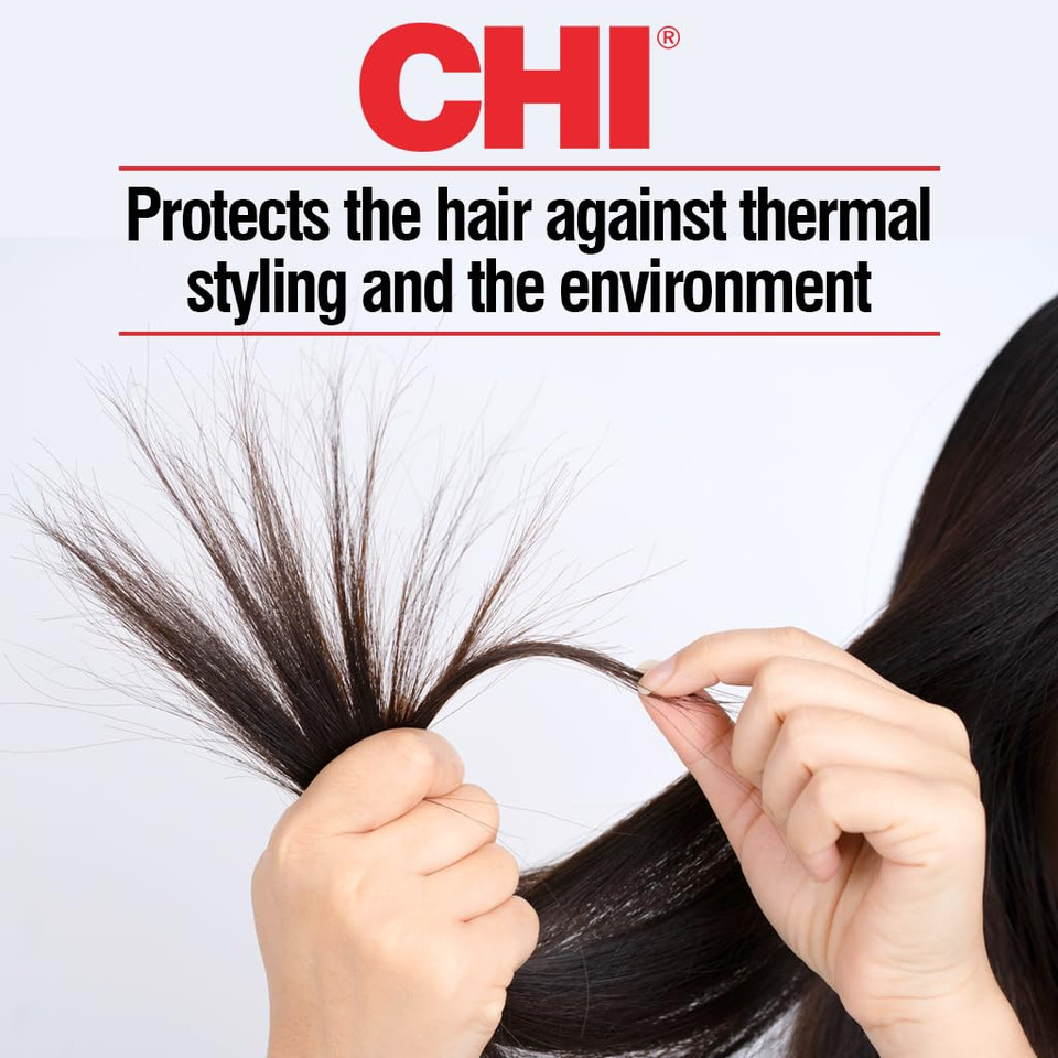 Chi Infra Silk Infusion, Leave-In Reconstructing Treatment To Strengthen & Protect All Hair Types, Alcohol-Free, 12 Oz