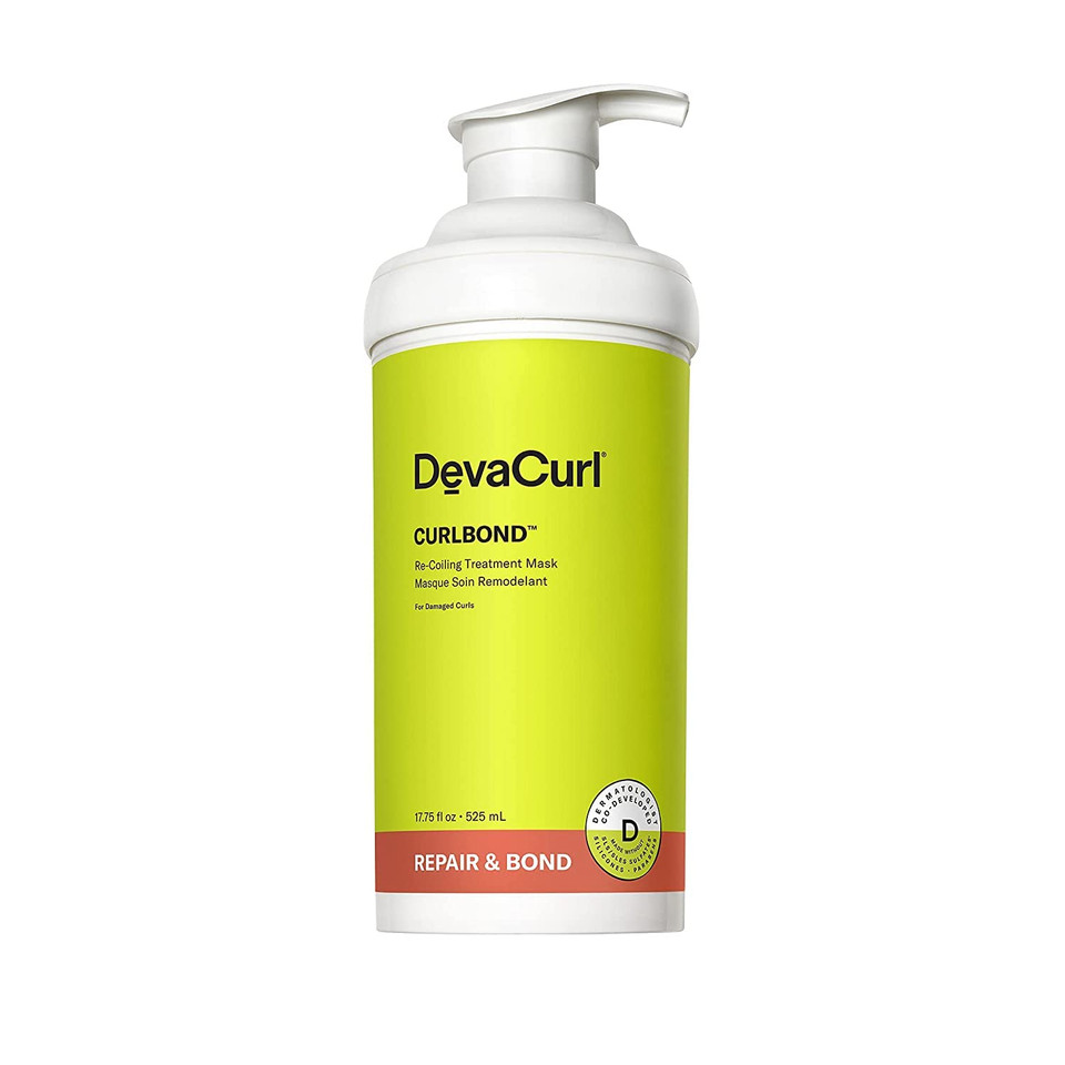 Devacurl Curlbond Re-Coiling Treatment Mask | Helps Re-Link Broken Bonds | Improves Strength | Protects From Future Damage | All Curl Types