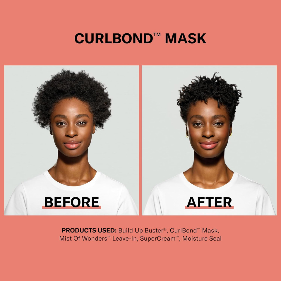Devacurl Curlbond Re-Coiling Treatment Mask | Helps Re-Link Broken Bonds | Improves Strength | Protects From Future Damage | All Curl Types