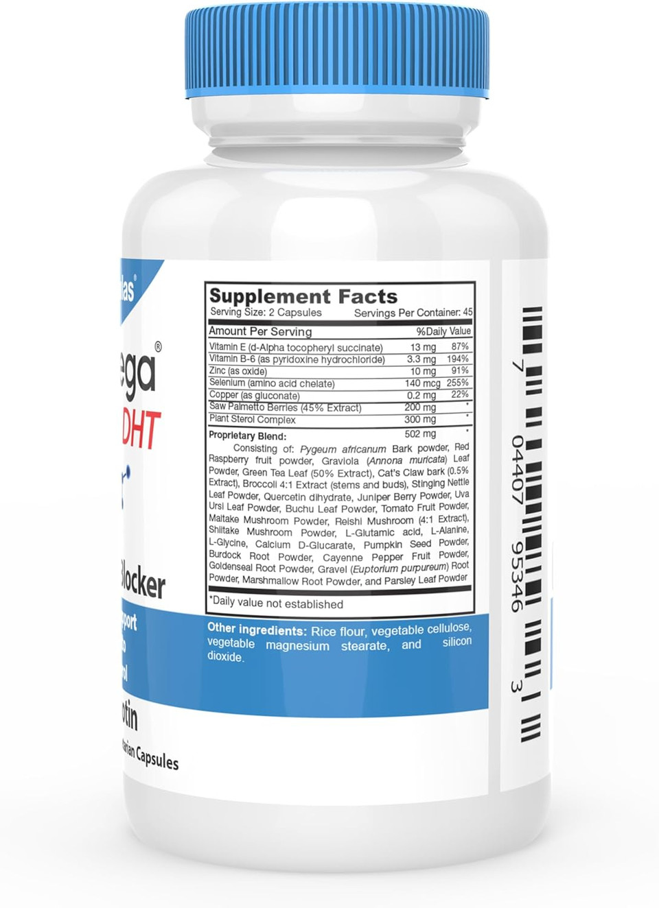 Drformulas Original Dht Blocker Without Biotin | Hair Growth Supplement Pills For Women And Men, 45 Day Supply