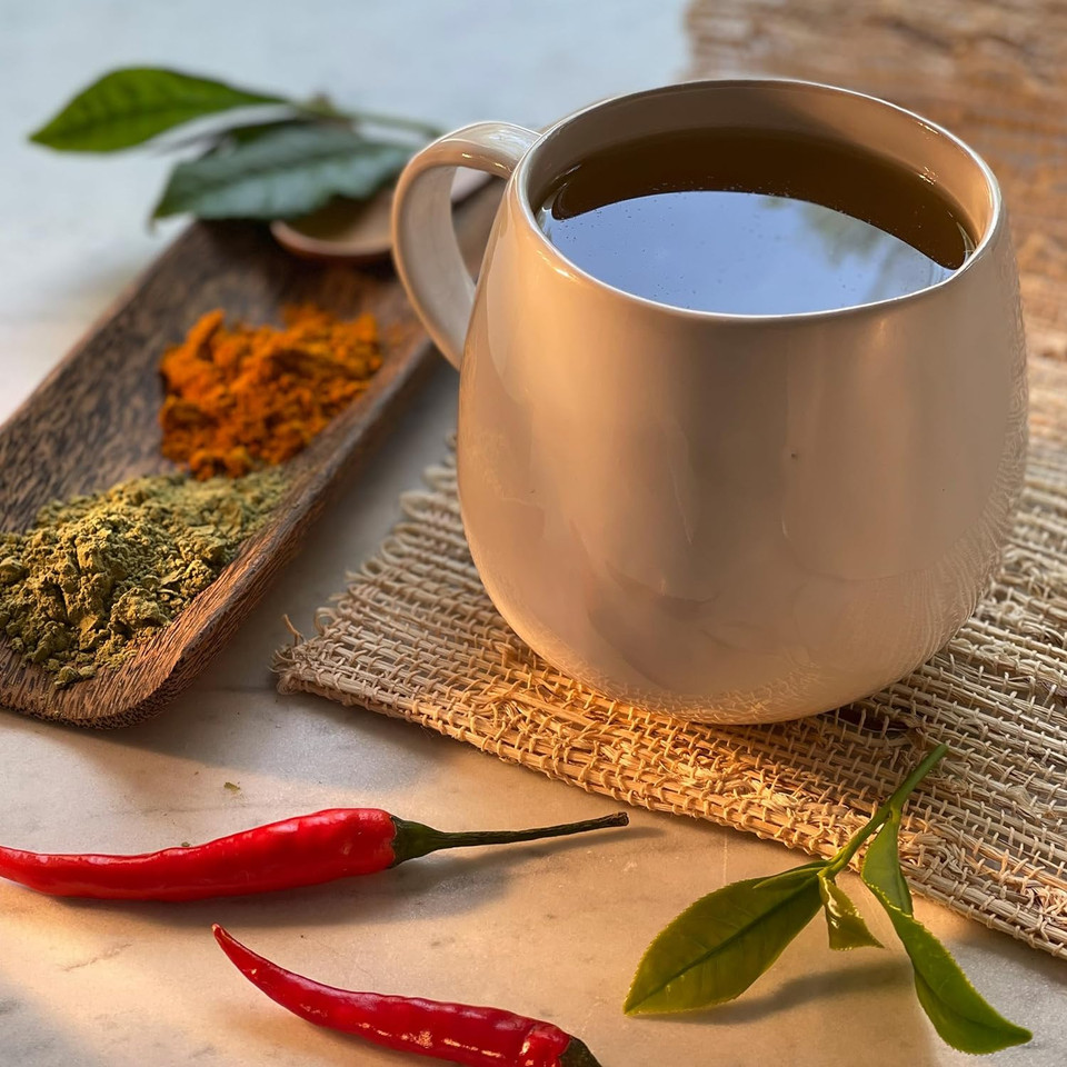 Bigelow Tea Benefits Refresh Turmeric Chili Matcha Keurig K-Cup Pods Green Tea, Caffeinated, 10 Count (Pack Of 6), 60 Total K-Cup Pods