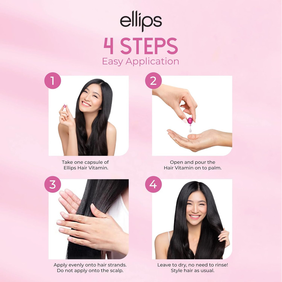 Hair Vitamin Nutri Color, 50 Capsules - Hair Heat Protectant Oil For Color-Treated Hair - Adds Shine And Smooth Split Ends